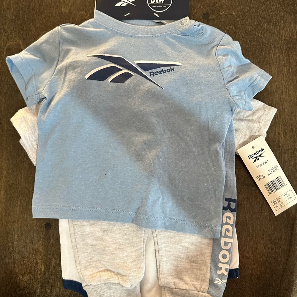 Reebok Blue Short Sleeve Tee